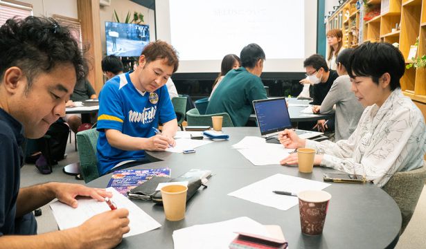 少人数での壁打ちの様子